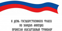 Огромный триколор пронесли по Липецку в День Государственного флага - Народное слово