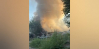 Крупный пожар на улице Новгородской в Воронеже сняли на видео - РИА Воронеж