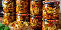 Закрываю по 50 банок этой закуски: кабачки как шашлычки — все просят рецепт - Pg11.Ru