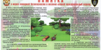 Памятка о мерах пожарной безопасности в весенне - летний пожароопасный период - Черноярский муниципальный округ