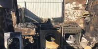 Место пожара. Фото пресс-службы МЧС по Ростовской области - RuffNews.Ru