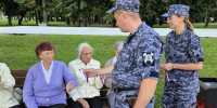 В Калининградской области росгвардейцы проводят мероприятия, посвященные Дню Государственного флага - Росгвардия