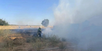 Калмыцкие огнеборцы потушили пожар в Троицком (23.08.2026) - МЧС Республики Калмыкия