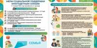 Меры социальной поддержки многодетным семьям - Отдел соцзащиты населения