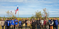 На Большой поляне отметили День флага России - Постоянное представительство РС(Я) при Президенте РФ