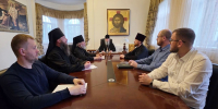 Митрополит Корнилий возглавил рабочее совещание в епархиальном управлении - Архангельская епархия