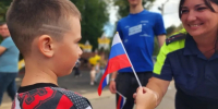В Павлово-Посадском округе полицейские присоединились к акции «Поднять флаг!» - Павлово-Посадский район