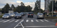 массовая авария на зебре с велосипедом и двумя авто - Петрозаводск говорит