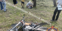 В Заокском районе 15-летний мотоциклист выехал на встречку и врезался во внедорожник - ГТРК