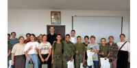 Члены Молодежной секции ИППО провели встречу с воспитанниками гимназии Свято‑Алексиевской пустыни памяти протоиерея В. Лесняка - ИППО