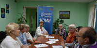 В Штабе общественной поддержки «Команда Республики Коми» обсудили итоги фестиваля «Сыктывкарское долголетие» - Эжвинский район