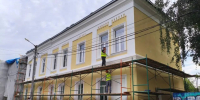 В Калуге продолжается реконструкция исторического здания на Воскресенской улице - Телерадиокомпания Ника
