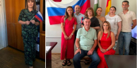 Сотрудники Северо-Кавказского межрегионального управления Росприроднадзора приняли участие во Всероссийской акции «Флаг России в каждый дом» - Росприроднадзор