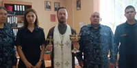 Руководитель отдела по взаимодействию с Вооруженными Силами и правоохранительными учреждениями совершил молебен и освещение здания Канашского межмуниципального филиала ФКУ - Канашская Епархия