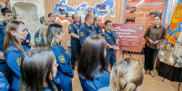 В Главном управлении в музее Центра противопожарной пропаганды открылась временная выставка «Вставай, страна огромная!» - МЧС