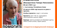 В Сыктывкаре объявлен поиск 85-летней женщины - ИА Комиинформ