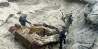 На Балтийской косе нашли редкий немецкий танк времён Второй мировой войны (фото) - Новости Калининграда | Фото: канал губернатора Калининградской области Алексея Беспрозванных / Макс - Klops.Ru