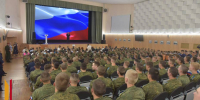 В Воронеже в Военно-воздушной академии прошел праздник ко Дню Государственного флага - РИА Воронеж