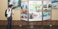 На Южном вокзале открыли выставку рисунков - Комсомольская правда