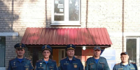 В подразделениях МЧС России Пушкинского городского округа торжественно подняли Государственный флаг России - ГУ МЧС МО