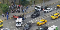 На Каширском шоссе произошло ДТП с участием нескольких автомобилей - M24.Ru
