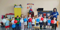 активисты «Молодой Гвардии Единой России» Наровчатского района  побывали в детском саду "Солнышко" - Наровчатский район