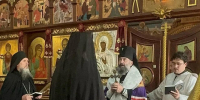 В Свято-Михайло-Афонской пустыни совершён монашеский постриг протоиерея Сергия Брижана - Епархия