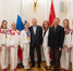 Александр Беглов и Александр Бельский поздравили чемпионок мира по художественной гимнастике - Законодательное собрание