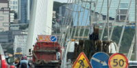 Второй день Чуркин стоит в утренних пробках из-за ремонта моста (ФОТО) - NewsVl.Ru