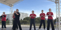 22 августа на центральной городской площади Усть-Илимска состоялась акция, посвящённая Дню Государственного флага Российской Федерации - Администрация г. Усть-Илимск