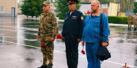В северском соединении Росгвардии почтили память военнослужащих, героически павших на Северном Кавказе - Росгвардия