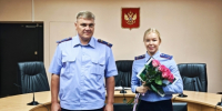 В следственном управлении СК России по Сахалинской области поздравили Елену Орлову с первым местом в плавании на Всероссийской спартакиаде - Следственный комитет