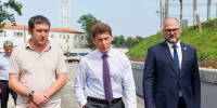 Дорогу-дублёр начали асфальтировать во Владивостоке - Министерство транспорта и дорожного хозяйства