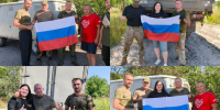 В День флага волонтёры отправили гуманитарную помощь бойцам на Краснолиманское направление. - Красноармейский район