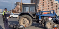 В Уфе мотоциклист госпитализирован после «встречи» с трактором - Сетевое издание Республика Башкортостан