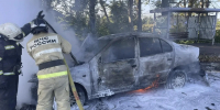 В Тульской области в Узловском районе сгорел автомобиль - Комсомольская Правда