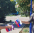 Росгвардейцы поздравили граждан с Днем Российского флага в Бердянске. - Городской округ Бердянск
