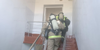 Пoжарно-тактическое учение по тушению пожара в Жердевской школе - МЧС