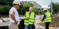 Ход работ на новом коллекторе в Находке проверили общественные наблюдатели - Администрация Находкинского городского округа