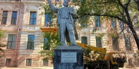 В Благовещенске отреставрируют памятник Ленину - ИА Порт Амур