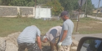В селе Новолакское Новолакского района оперативно устранили прорыв воды на улице Молодёжная - Новолакский район