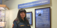 В Кирове сотрудница Росгвардии приняла участие в открытии патриотической экспозиции, посвященной ее родственнику - Росгвардия