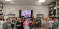 В районной библиотеке состоялась встреча с художником «Погружение в мир живописи» - Тамалинский район