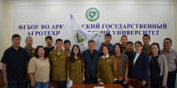 Ректор Арктического ГАТУ встретился с бойцами студотряда «Туймаада» - АГАТУ