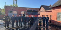 Льговские огнеборцы проводили коллегу на заслуженный отдых - МЧС