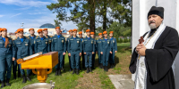 В железногорской академии МЧС был совершён молебен в честь Преображения Господня - Епархия