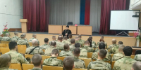 Священник провёл духовно-патриотическую встречу с росгвардейцами в Железногорске - Епархия