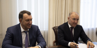 Мурат Кумпилов провёл рабочую встречу с заместителем Министра юстиции РФ Максимом Бесхмельницыным - Исполнительные органы государственной власти