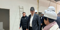 Александр Дрозденко осмотрел строящуюся ледовую арену в Гатчине - 47Channel.Ru