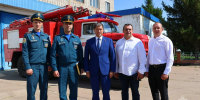 ВРИО заместителя начальника Главного управления Ленар Вахитов принял участие во встрече депутата Госдумы РФ Зарифа Байгускарова с личным составом пожарной части г.Мелеуза - ГУ МЧС России по РБ